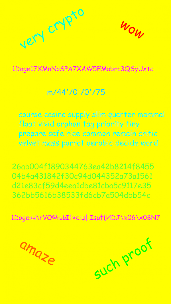 Proof That One Doge Equals One Doge